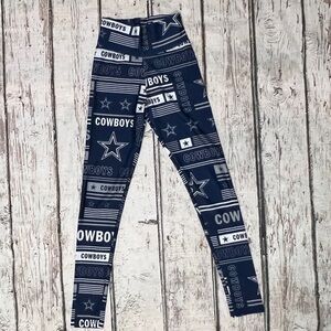 Dallas Cowboys Zubaz NFL Football Yoga Gym Workout Leggings Womens